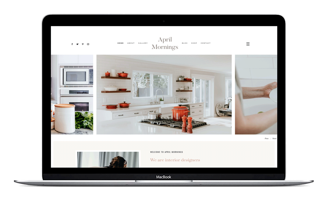 April Mornings Divi Business Theme