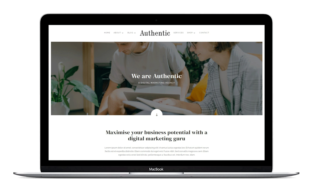 Authentic Divi Coaching Theme