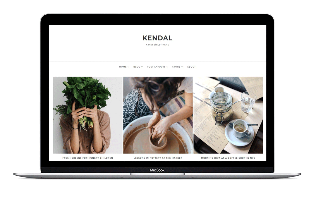 Kendal Divi Blog Theme