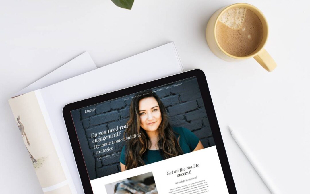 Divi Website Template For Coaches – Engage