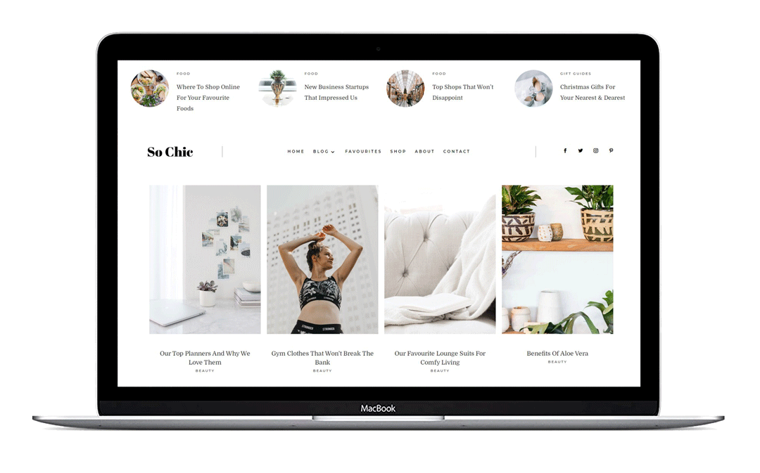 So Chic Divi Blog Theme