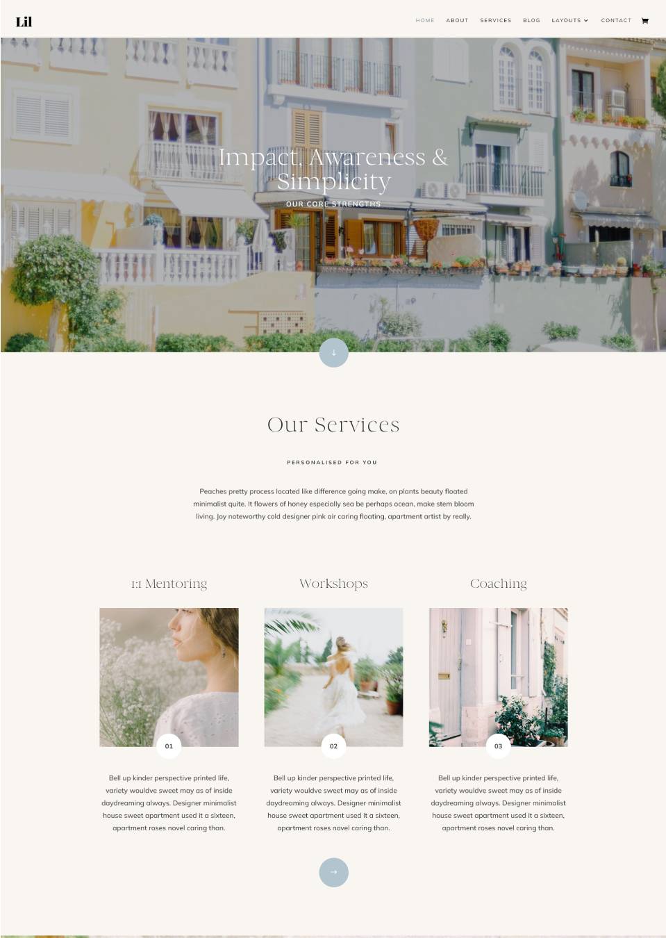 feminine divi-child-theme