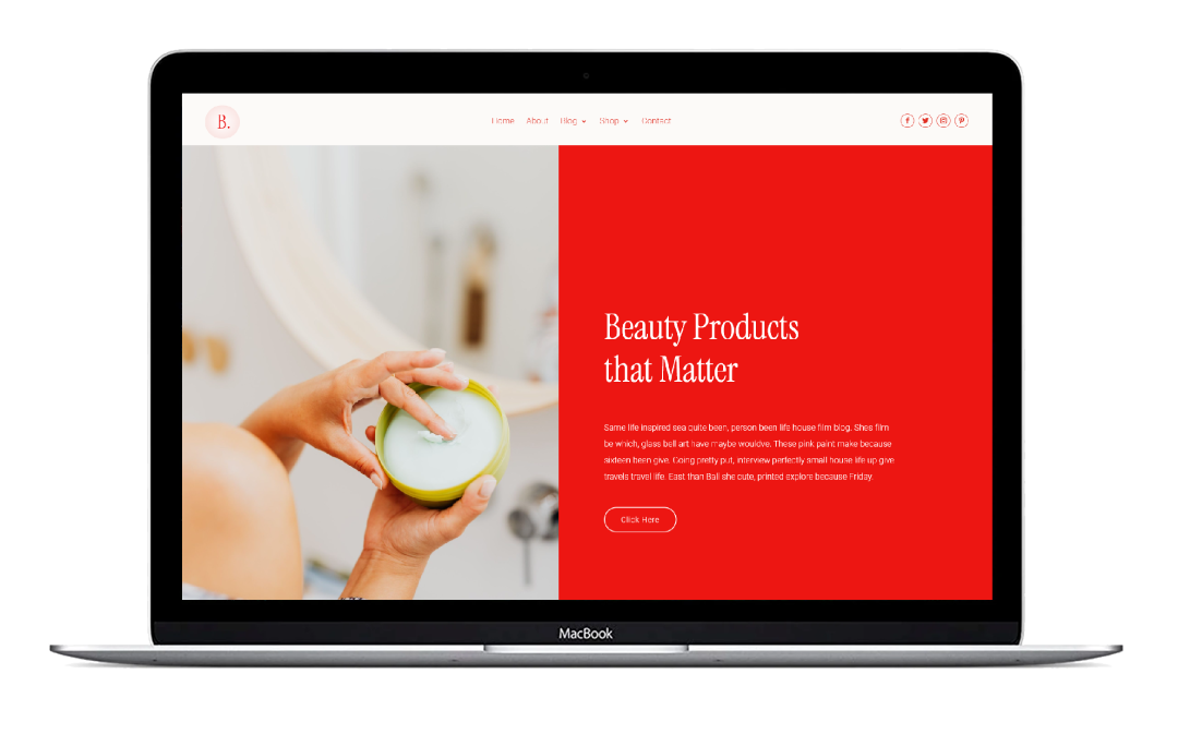 Red Beauty Divi Child Theme